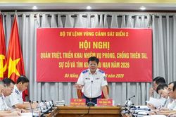 Vùng Cảnh sát biển 2 sẵn sàng ứng phó thiên tai và tìm kiếm cứu nạn
