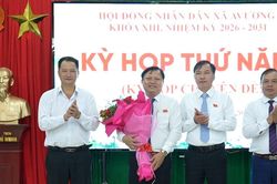 Ông Trương Công Thanh được bầu giữ chức Chủ tịch UBND xã Avương nhiệm kỳ 2026 - 2031