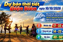 Bản tin Dự báo thời tiết ngày 10/10/2026