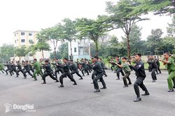 Tổng kết công tác huấn luyện trung đoàn cảnh sát cơ động dự bị chiến đấu năm 2026