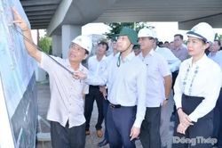 Chủ tịch UBND tỉnh Nguyễn Thanh Nhàn khảo sát các dự án cao tốc trọng điểm