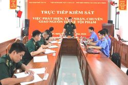 Kiểm sát việc phát hiện, tiếp nhận, chuyển giao nguồn tin về tội phạm tại các Đồn Biên phòng trên tuyến biển