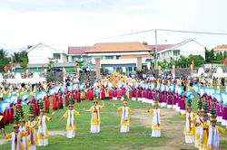 Rộn ràng các hoạt động chào mừng Lễ hội Katê tại xã Phước Hữu