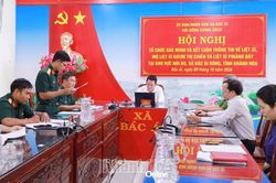 Xã Bác Ái tổ chức xác minh thông tin về mộ liệt sĩ Katơr Thị Chiến và liệt sĩ Pi Năng Báy