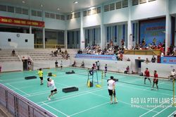 Hơn 110 vận động viên tranh tài môn cầu lông tại Đại hội Thể dục thể thao tỉnh lần thứ X