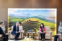 Phó Chủ tịch UBND tỉnh Vũ Thị Hiền Hạnh tiếp, làm việc với doanh nghiệp và trường đại học Nhật Bản