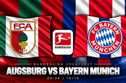Lịch sử đối đầu Augsburg vs Bayern Munich: Kane chờ nối dài ưu thế, Augsburg mơ viết lại cú sốc derby Bavaria