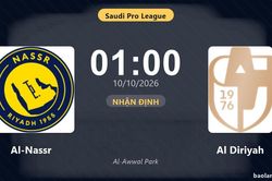 Nhận định Al-Nassr vs Al Diriyah: Cơ hội bám đuổi ngôi đầu