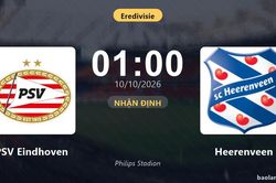 Nhận định PSV Eindhoven vs Heerenveen: Cơ hội bám đuổi ngôi đầu