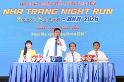 Giải chạy đêm Nha Trang Night Run 2026 thu hút hơn 4.000 vận động viên tham gia