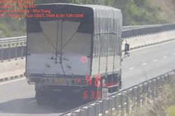 Cục CSGT: Không đo tốc độ và xử lý xe đi dưới 60km/h tại các đoạn dốc trên cao tốc