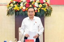 B&iacute; thư Đảng ủy Quốc hội Trần Thanh Mẫn chủ tr&igrave; Hội nghị lần thứ S&aacute;u Ban Chấp h&agrave;nh Đảng bộ Quốc hội