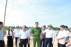 Xử lý nhiều sai phạm về khai thác cát trên sông Lam