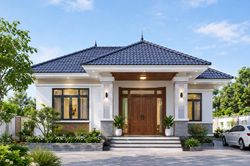Chi phí xây nhà mái Nhật 1 tầng 3 phòng ngủ 90m² khoảng bao nhiêu?