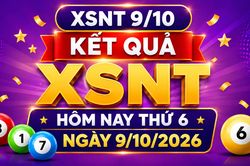 XSNT 9/10/2026 - Kết quả xổ số Ninh Thuận ngày 9 tháng 10