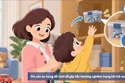 Pin cúc áo: Hiểm họa tiềm ẩn trong các sản phẩm dành cho trẻ em