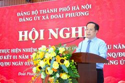 Xã Đoài Phương cần phát huy các lĩnh vực thế mạnh, tập trung bảo đảm an sinh xã hội