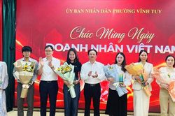 Phường Vĩnh Tuy: Đồng hành cùng doanh nghiệp thúc đẩy phát triển kinh tế