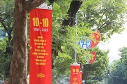 Phường Cửa Nam trang hoàng rực rỡ mừng 72 năm Ngày Giải phóng Thủ đô