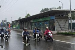 Hà Nội mưa dông trong ngày 10-10