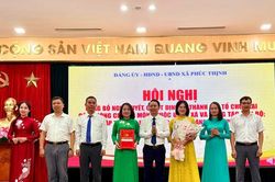 Xã Phúc Thịnh thành lập, tổ chức lại các phòng chuyên môn