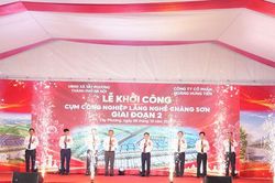 Xã Tây Phương khởi công Cụm công nghiệp làng nghề Chàng Sơn giai đoạn 2