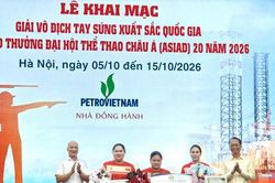 Trao thưởng cho các xạ thủ giành huy chương tại ASIAD 20