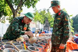 Loạt trận địa pháo hoa sẵn sàng khai hỏa đêm 10/10 tại Hà Nội