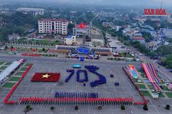 Thái Nguyên kết triệu trái tim qua màn đồng diễn 'Tôi yêu Tổ quốc tôi'