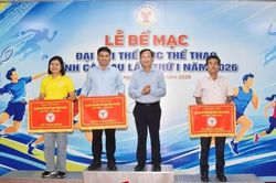Trao 494 huy chương cho các đơn vị tham dự Đại hội TDTT tỉnh Cà Mau năm 2026