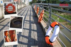 Lắp loạt phao cứu hộ trên cây cầu từng xảy ra vụ nữ sinh nhảy sông tử vong ở Thái Nguyên
