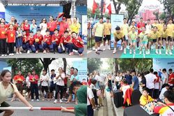 Rực rỡ không khí lễ phát động toàn dân tập luyện thể thao tại Hà Nội