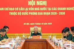 Khẩn trương hoàn chỉnh Kế hoạch cơ cấu lại vốn nhà nước tại các doanh nghiệp thuộc Bộ Quốc phòng