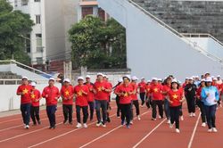 Lạng Sơn hưởng ứng lễ phát động phong trào toàn dân tập luyện thể thao