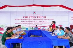 Chữ thập đỏ Việt Nam hưởng ứng Ngày quốc tế Giảm nhẹ rủi ro thiên tai