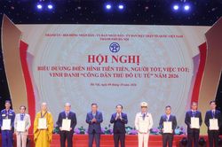 Vinh danh 9 Công dân Thủ đô ưu tú năm 2026
