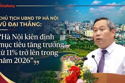 Chủ tịch Hà Nội: Không chạy theo tăng trưởng bằng mọi giá mà phải thực chất, bền vững