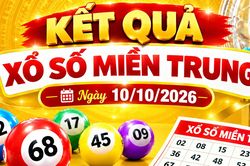 Kết quả xổ số miền Trung hôm nay ngày 10/10/2026