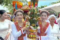 Ngắm sắc màu văn hóa Chăm rực rỡ tại tháp Pô Sah Inư ở Lâm Đồng