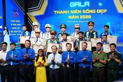 Gala Thanh niên sống đẹp năm 2026: Vinh danh những câu chuyện tử tế lan tỏa cộng đồng