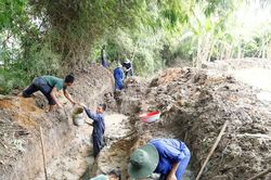 Quy tập hài cốt liệt sĩ tại phường An Nhơn Bắc từ nguồn tin do người dân cung cấp