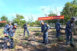 Tuổi trẻ Vùng 4 Hải quân chung tay xây dựng “Vườn rau cộng đồng”