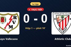 Trận Rayo Vallecano vs Athletic Club bị bỏ dở