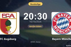 Nhận định FC Augsburg vs Bayern München: Cơ hội bám đuổi ngôi đầu