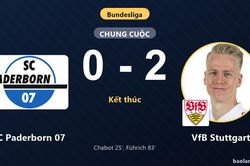 Hạ SC Paderborn 07 ngay trên sân khách, VfB Stuttgart áp sát đối thủ