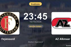 Nhận định Feyenoord vs AZ Alkmaar: Cuộc đua ngôi đầu nóng lên