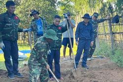 Đội Quy tập hài cốt liệt sĩ Hà Tĩnh: Tìm thêm được một hài cốt liệt sĩ Việt Nam hy sinh tại Lào