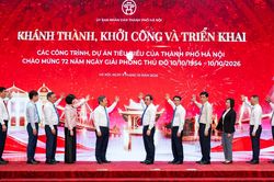 Chào mừng 72 năm ngày Giải phóng Thủ đô 10/10: 18 công trình tầm cỡ