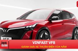 VinFast VF 8 giành giải 'Xe thuần điện mới của năm' tại Car Choice Awards 2026
