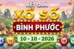 XSBP 10/10 - Kết quả xổ số Bình Phước hôm nay ngày 10 tháng 10